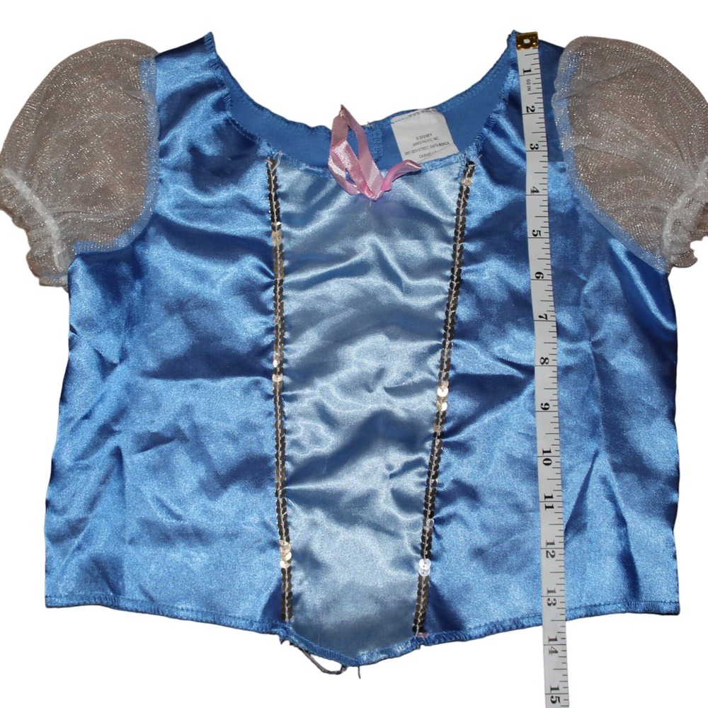 Disney Jakk's Pacific Cinderella Top Shirt Skirt Two (2) Piece Costume Size 4-6X - Picture 3 of 9